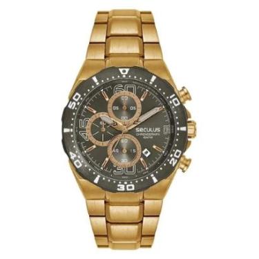 Imagem de Relógio Seculus Cronógrafo 77351GPSVHA3 44mm Aço Inox-Masculino