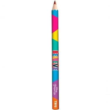 Imagem de Lápis de Cor Tris Princesas Jumbo Rainbow com Cores Vibrantes e Traço Super Macio Corpo...