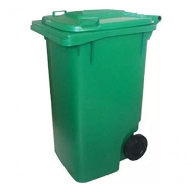 Imagem de Contentor de Lixo Grande com Rodas 240L Polipropileno com Proteção UV para Uso Externo...