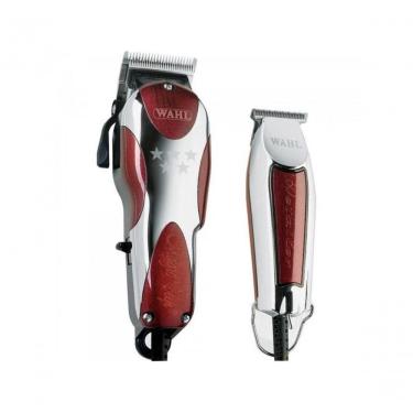 Imagem de Kit Máquina de Corte e Acabamento Magic Clip para Cabelo Profissional com Motor Vibratório de Alto Desempenho 220V