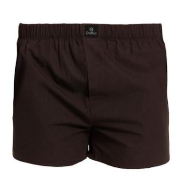 Imagem de Cueca Samba Canção Algodão Preto DelRio Toque Macio