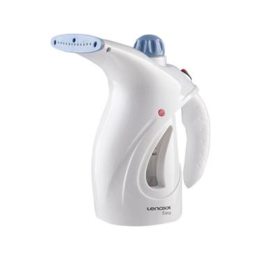 Imagem de Passadeira a Vapor Lenoxx Portátil PPV691 Branca - 127V, Branco e Azul