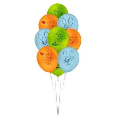 Imagem de 25 Bexigas Balão N9 Decoração Zootopia Festa Aniversário - Regina