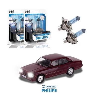 Imagem de Lâmpadas Farol GM Caravan Comodoro/Diplomata Philips H4 BlueVision