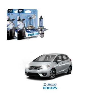 Imagem de Lâmpadas Farol Honda Fit Philips H4 BlueVision