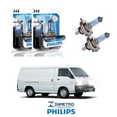Imagem de Lâmpadas Farol Mitsubishi L300 Philips H4 BlueVision