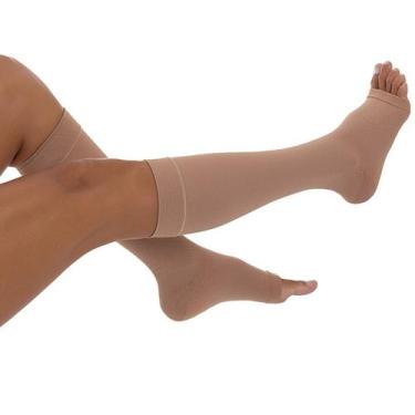 Imagem de Meia 3/4 Comfortline Cotton Venosan - Bege - 20-30mmHg - Curta - M, 3/