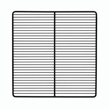 Imagem de Grade Prateleira Geladeira Expositora VR08 62x50 Preta Original Imbera