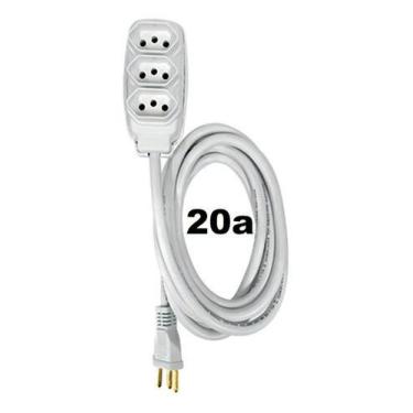Imagem de Extensão Elétrica 2P+T Cabo PP 20A 32,5 250V 1,5mt - Ilumi 169997