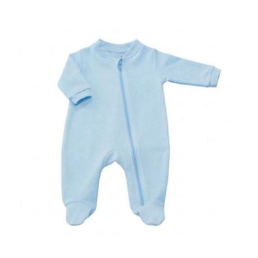 Imagem de Macacão Bebê Suedine 100% Algodão com Zíper  RN, P, M e G  Roupa de Be