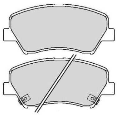 Imagem de Pastilha de Freio Dianteiro Hyundai Veloster 2011 a 2015 - TEC PADS
