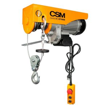 Imagem de Guincho Talha de Coluna Capacidade 1000kg Cabo 12m TEC GT 500/1000 CSM 127V