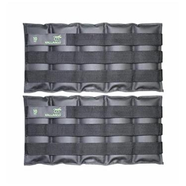 Imagem de Caneleira de Peso Kallango Emborrachada - 10 Kg