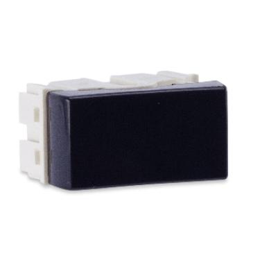 Imagem de Módulo Interruptor Pulsador Preto Campainha Force Line