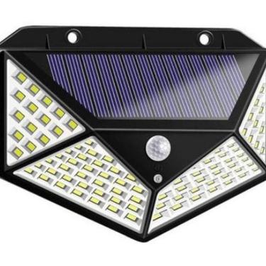 Imagem de Luminária Solar Parede 100 Led Com Sensor De Presença