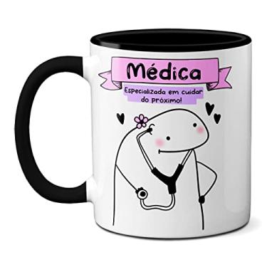Imagem de Caneca Médica Especializada Em Cuidar Do Próximo Presente (Preta)