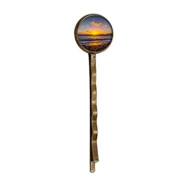 Imagem de Ocean Water Sea Beach Science Nature Picture Retro Metal Hair Bobby Pin Headwear