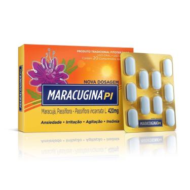 Imagem de Maracugina 420mg com 20 Comprimidos Revestidos 20 Comprimidos Revestidos