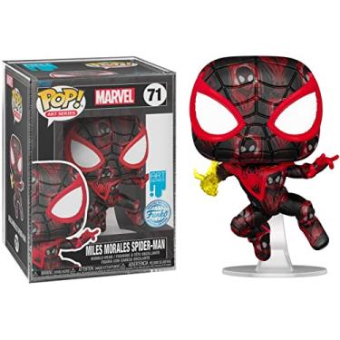 Imagem de Funko Marvel Miles Morales Spider-Man Pop! Vinyl Collectible Bobble-Head Limited Edition Exclusive Art Series