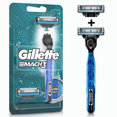 Imagem de Gillette Aparelho De Barbear Mach3 Acqua-Grip + 2 Cargas