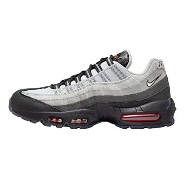 Imagem de Nike AirMax 95 masculino, Platina pura preta e branca, 39