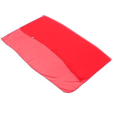 Imagem de PRETYZOOM 4 Pcs lenço de chiffon lenço de pescoço para mulheres gravata de seda Lenço para mulheres Lenço de Verão lenço vermelho para mulheres lenço de pescoço vermelho proteção solar filho