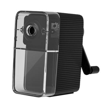 Imagem de Generic Apontador de lápis manual manivela profissional esboço apontador de lápis portátil para classe escolar adultos estudantes, preto