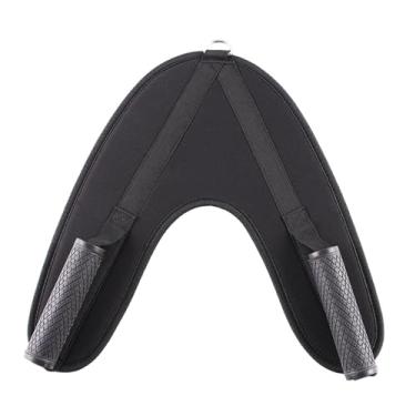 Imagem de Deevoka Arnês de aperto abdominal, cinto de ombro, fixação de cabo de anel D, cinto de aperto de EVA, arnês de tração, para treino, academia, mulheres, Alça de borracha