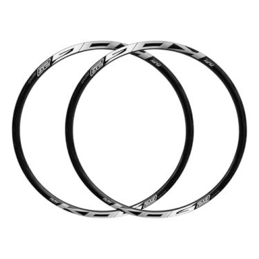 Imagem de Kit Bicicleta aro 29 Roda Par de Aro 29 com Raios KOG Aero Parede Dupla Freio Disco,Preto Branco