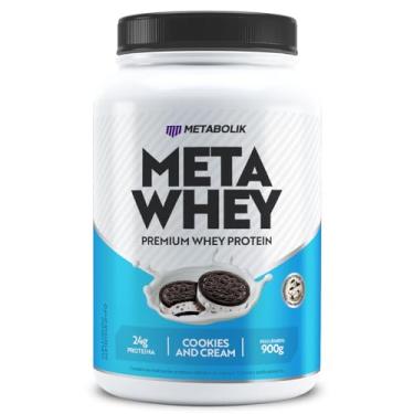 Imagem de Whey 3W Meta Whey Cookies and Cream (900g) - Metabolik Nutrition