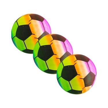 Imagem de Kit 3 Bolas Infantis de Plástico Inflável Colorida - Aliança