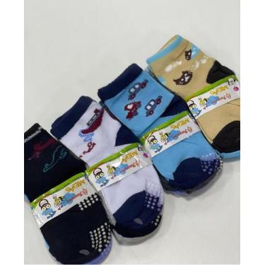 Imagem de Meias infantis com 12 pares. estampas sortidas - CATARINA MEIAS, Femin