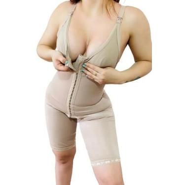Imagem de Body Modelador Com 2 Barbatanas Amamentação Pós Parto - Fanáticos Por 