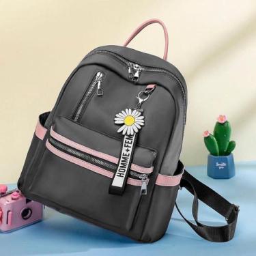 Imagem de Mochila Média Feminina Impermeavel Moto Dia A Dia Escolar Moderna - Ou