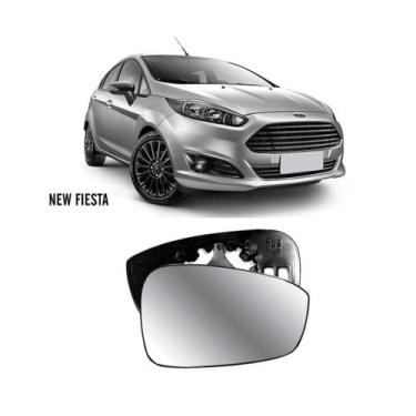Imagem de Lente Retrovisor Ford Fiesta 2013 a 2019 Direito - Evo-X Retrovisor