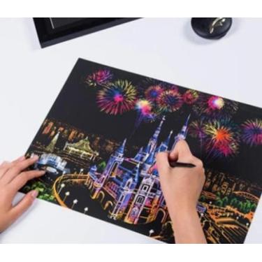 Imagem de 2 Papel Color Papel Magico Multicolor Faço Desenhos Artesanato - MinyM