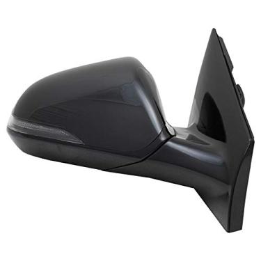 Imagem de TRQ Espelho de sinal de seta aquecido para monitor de ponto cego com memória para combinar com o lado do passageiro direito do passageiro para Hyundai Sonata 2018