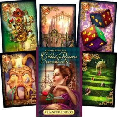 Imagem de Gilded Reverie Lenormand Expanded Edition Oracle Deck Oráculo Cigano L