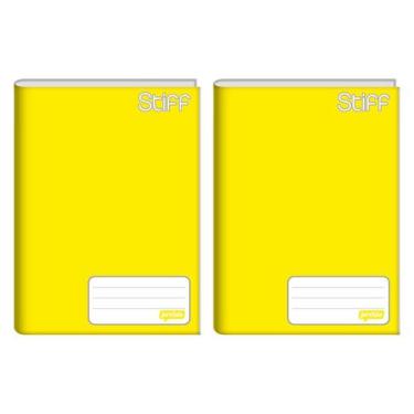 Imagem de Kit com 2 Cadernos Brochurão 96F Amarelo Jandaia