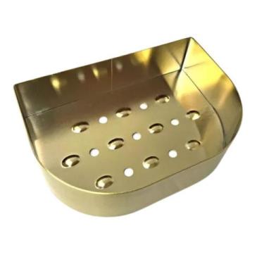 Imagem de Saboneteira Dourada para fixar na parede - By Fineza