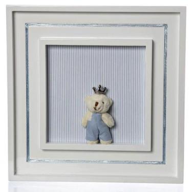 Imagem de Quadro Príncipe Urso Mini Quarto Bebê Infantil Menino - Potinho de Mel