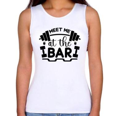 Imagem de Regata Feminina Meet Me At The Bar - Foca na Moda, Branco, GG