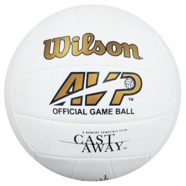 Imagem de Bola de Vôlei Wilson Cast Away AVP Oficial Com Nota Fiscal, Branco, Ún