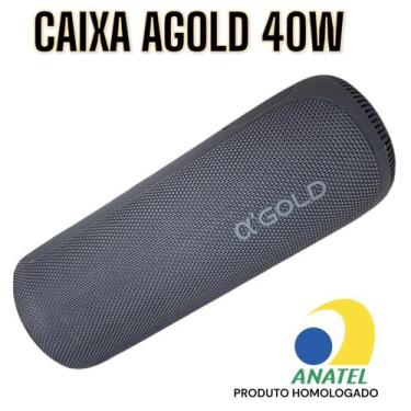 Imagem de Caixa de Som Bluetooth Portátil Á Prova d'agua A'gold SM-25 IPX6 40W P