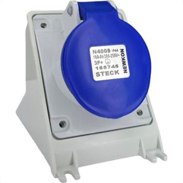 Imagem de Tomada Industrial Sobrepor Steck Newkon 3 Polos+Terra 200V. A 250V. 16