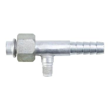 Imagem de Cnx Oring 10 Reta C/Ventil R12  Aluminio 