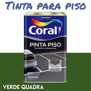 Imagem de Tinta Pinta Piso 18 Litros Premium Coral Escolha Cor, Verde Quadra