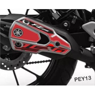 Imagem de Adesivo Protetor  De Escapamento Resinado Yamaha Fz 25 Pey13 - Resitan