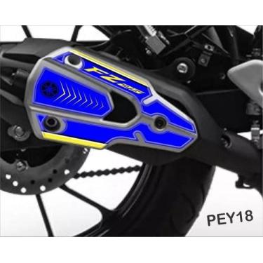 Imagem de Adesivo Protetor  De Escapamento Resinado Yamaha Fz 25 Pey18 - Resitan