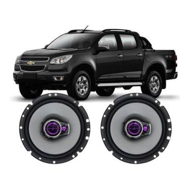 Imagem de Kit Alto Falante Pioneer Porta Dianteira Gm S10 100w Par, Preto